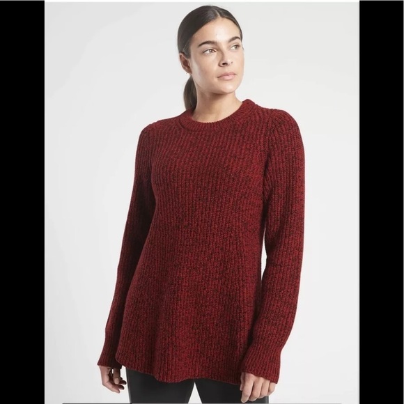 Athleta Sweaters - Athleta Sierra Wool Blend Chunky Knit Crew Sweater - XS